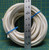 33' x 7.43 mm x 7.43 mm Beige Square Silicone Foam Sponge Bar, Seal Strip 