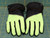 Kids Thinsulate Champion Gloves Size 8/16, 100% Polyester, Green and Black