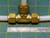 Brass B-600-3 Swagelok Tube Fitting, Union Tee, 3/8 in. Tube OD 