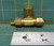 3/8 in. to 3/8 in. to 3/8 in. O.D. Brass Compression Tee Fitting w/ Tube Insert