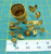 Brass Roses with Leaves in Vase Decorative Item 5" x 6" Made in West Germany