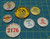 QTY: 7 Assorted Vintage Pinback Buttons Hard Rock Cafe Senior Pride State Farm