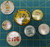 QTY: 7 Assorted Vintage Pinback Buttons Hard Rock Cafe Senior Pride State Farm