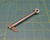 3/8" Diameter Stainless Steel Toggle Lock Clevis Pin Fastener, 3" Usable Length