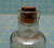 Antique 1800's William WM F. Nye, Inc. Fish Jaw Oil Bottle w/ Cork