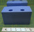 Guide Block Plastic Carriage 8in Length 6in Width 3.25in Height Sky Blue or Blue