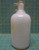 1909 White House Vinegar Glass Bottle, Half Clear Half White, 3.75"D 9"H