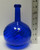 Pairpoint Cobalt Glass Zanesville Swirl Style Hand-Blown Glass Vase 7.3" Tall