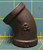 1/2" Pipe Size Malleable Iron Threaded Elbow, 45 Degree, FNPT Type 