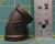 1/2" Pipe Size Malleable Iron Threaded Elbow, 45 Degree, FNPT Type 