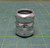 1" Crouse Hinds Thin Wall EMT Conduit Compression Coupling, Zinc Plated Steel