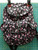 Women's Over The Shoulder Drawstring Back Pack Pink Floral Printed, Black