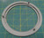 PERMA-CAL Flush Mounting Ring Assembly, 6" Dial Size, P/N 1215874-15