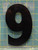 Number (9) 7"x 4-1/2" Acrylic Wagner Zip-Change Marquee Sign Changeable Letter