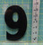 Number (9) 7"x 4-1/2" Acrylic Wagner Zip-Change Marquee Sign Changeable Letter