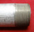 1-1/4" Stainless Steel Pipe Nipple 6" Long 304L SA312 Male NPT Threads