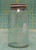 Mason's Jar Hero Cross Patent Nov 30th 1858, Aquamarine Glass, 1 Liter, Zinc Lid