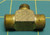 Pipe Tee Fitting All Male Threaded Connections 1/2" OD x 1/8" NPT x 1/2" OD