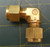 Tylok 3/8" OD Tube Brass Compression 90° Double Ferrule Elbow Fitting