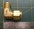 Swagelok B-400-9 Brass 1/4" Tube OD 90° Elbow Union Tube Fitting Missing 1 Nut