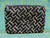 Women's Tommy Hilfiger Clutch Bag, Black and White TH Pattern