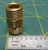 3/8" Male SAE Straight Brass Pipe Hydraulic Hose Adapter Nipple Fitting 