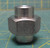 1/4" Female NPT X 1-1/2" L Stainless Steel Straight Union Connector Pipe Fitting