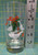 Set Of 4 Vintage Christmas Goose & Holly Clear Glass Drinkware Set 5.5" H 