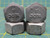 (2) 5/8-11 x 10" Low-Strength Galvanized Steel Hex Head Screw w/Nut