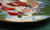 American Atelier 8" Santa With Holly Berry 5052 Porcelain Dessert Salad Plate