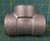 1-1/2" Stainless Steel Tee Pipe Fitting Socket Weld Ends Class 3000 A/SA182