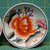 (3) Hand Painted Porcelain Chinese Japanese Style Bamboo Flower Saucer Plates 