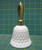 Vintage Hobnail White Milk Glass Bell-Shaped Avon Sweet Honesty Perfume Bottle