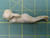 Vintage Japan Ceramic Bisque Lounging Beauty Mermaid Figure Nude, No Color