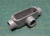 1/2" NPT E30640 T-Type Die-Cast Aluminum Conduit Body, 4.25 CU. IN. Volume