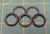(5) USA AS568 O-ring Standard Size #007, CS 0.070"D, 0.145"ID, 0.285"OD