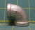 5/8" 90 Degree Galvanized Malleable Iron Elbow, FNPT Connection Type 