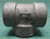 2" NPT 3M Forged Steel SA/A105 B16 Tee Fitting, 9BG, 5.25" Length 4.25" Height