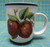 Casuals By China Pearl Red Apples and Pink Blossoms Coffee Mug 
