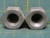 2 Pcs Hex Nut: 7/8"-9 Thread, 1-5/8" Hex Width, 1" Hex Height, Galvanized Steel