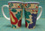 Set Of 2 Fruit Themed Ceramic Coffee Mugs - Jay Import Company 