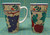 Set Of 2 Fruit Themed Ceramic Coffee Mugs - Jay Import Company 