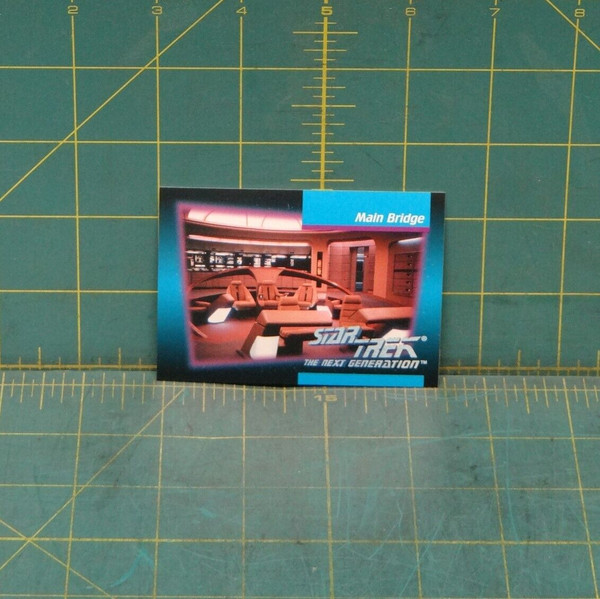 Star Trek The Next Generation 1992 Trading Card #51 Main Bridge