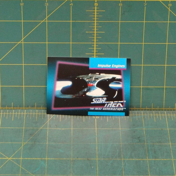 Star Trek The Next Generation 1992 Trading Card #50 Impulse Engines