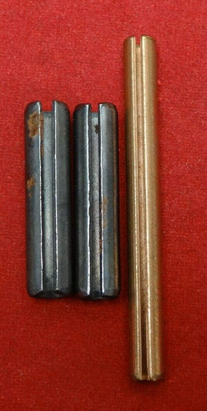Lot of 3 Spring Pins, 1-1/8" Long and 2" Long