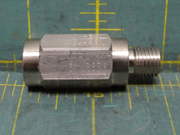 Ray Pressure Snubber Type III Class 1 Comp C, Solid Body, Model 055SS