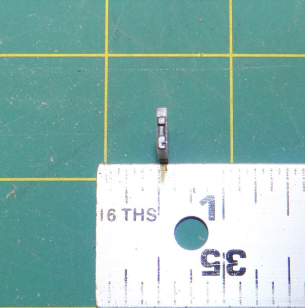 (1) Semi-colon Symbol Vintage Metal Typeset Letterpress Block 'Gothic Bold' 18pt