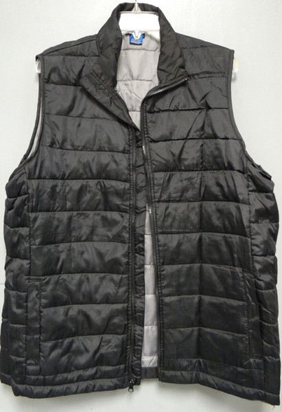 Highland Outfitters Polyester Puffer Jacket Vest Mens Size Large Black