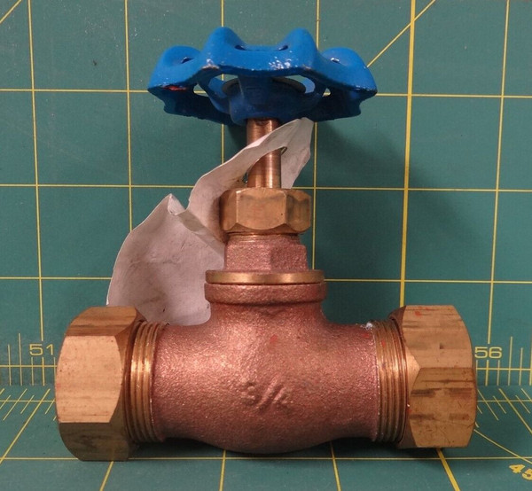 Proflo PF80F Brass 3/4" Comp Stop Valve