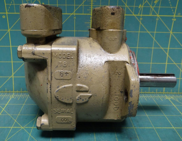 Gresen Vane Pump Model TB-06-75-50-K-CCW 3/4" NPT In to 1/2" NPT Out 6 GPM